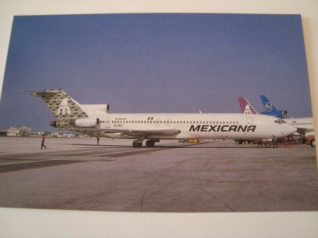 Cartoline postali: Mexicana, Boeing 727-264, XA-MEJ – Nuovo e nell'imballaggio originale da Thun venduto da Abigboss
