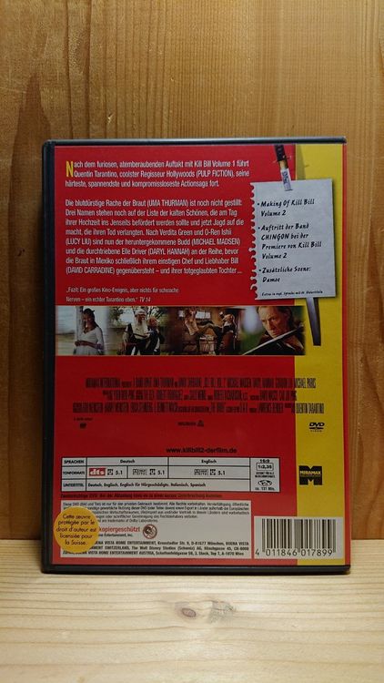 KILL BILL Volume 1 und 2 auf DVD | Kaufen auf Ricardo