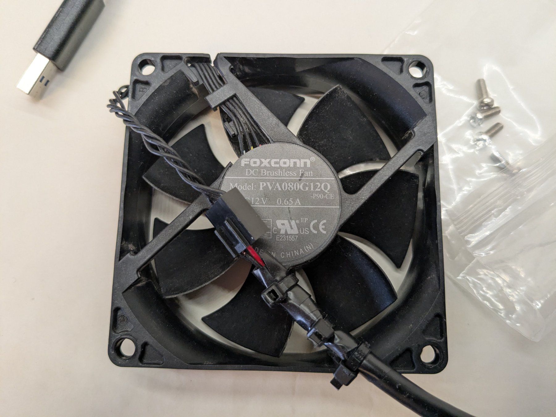 Componenti elettronici: CPU-Kühler Foxconn DC Brushless Fan PVA080G12Q – Usato da Bern venduto da F_M_A 3