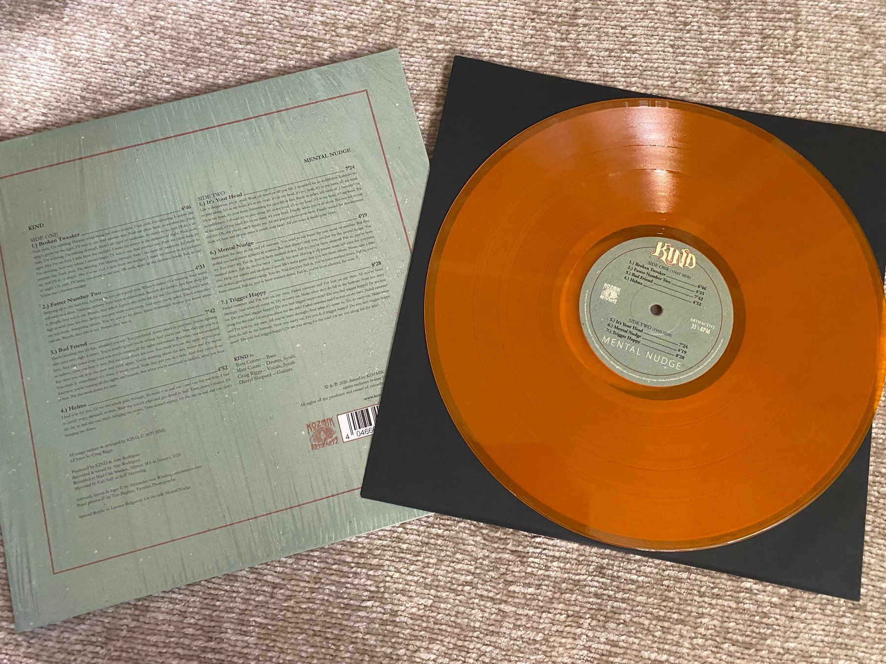 Dischi in vinile: Kind – Mental Nudge / LP Orange – Nuovo (secondo la descrizione) da Basel venduto da Dinosauce 1