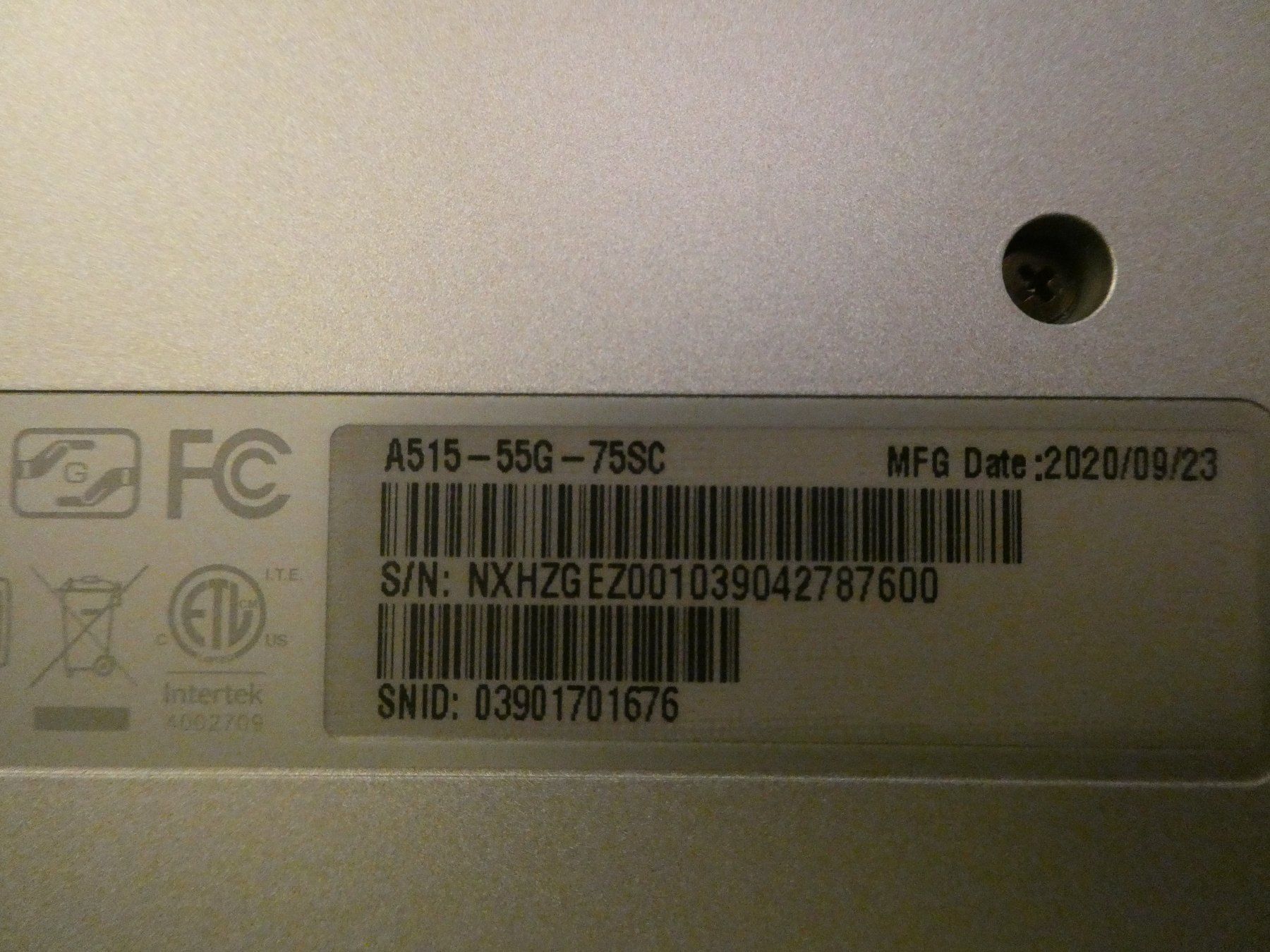 Acer Notebook: ACER ASPIRE 5 Notebook, inkl. Kabel – Usato da Zürich venduto da ursinas-shop 7