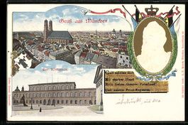 Ganzsache Bayern PP15 D1 /02: München, 