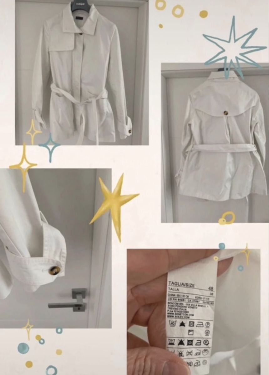 Benetton Giacche: Trench donna primaverile – Usato da Camorino venduto da lor_vrl5