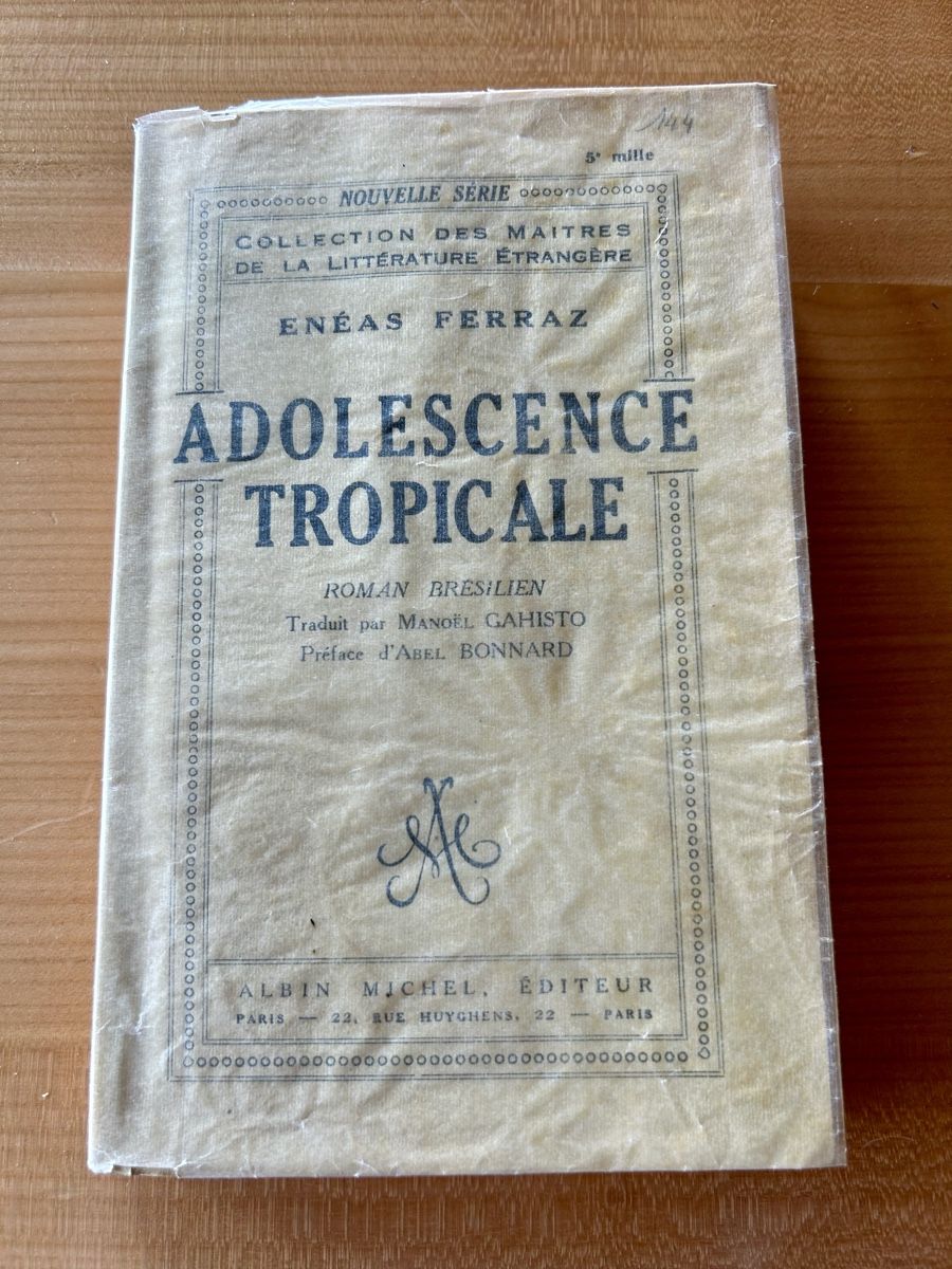 Libri: Enéas Ferraz - Adolescence Tropicale, 1931 – Usato da Lausanne venduto da TelmaLouise70