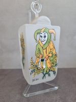 Handbemaltes Windlicht aus Glas (Ueli Basler Fasnacht)