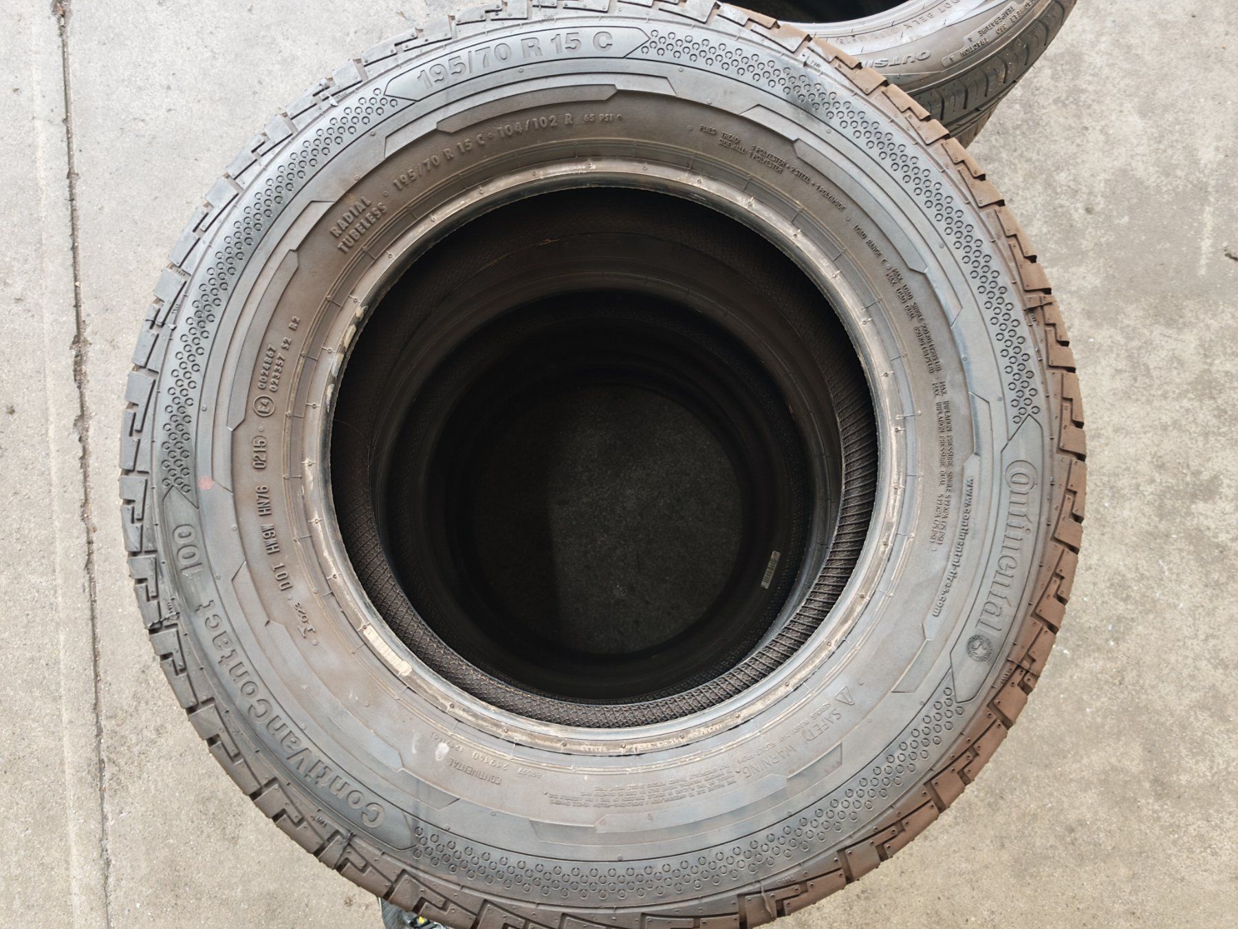 Pneumatici & Ruote complete: Continental 195/70 R15 C – Nuovo (secondo la descrizione) da Richenthal venduto da maenggi16