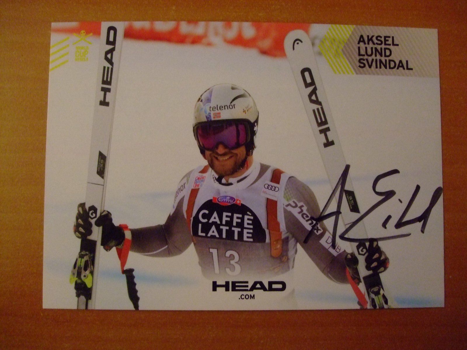 Autogramme: AKSEL LUND SVINDAL  (NOR) AUTOGRAMMKARTE – Gebraucht aus Schachen b. Reute von Dzestar