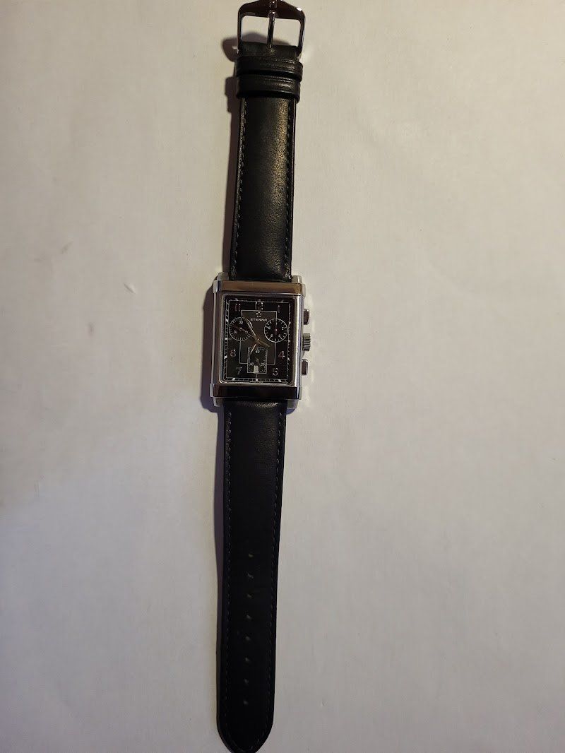 Eterna Montres: ETERNA 1935 CHRONOGRAPH DATE STAINLESS BLACK – D'occasion à Selkingen par gwendolynx