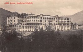 Davos, Sanatorium Schatzalp, gelaufen 1912