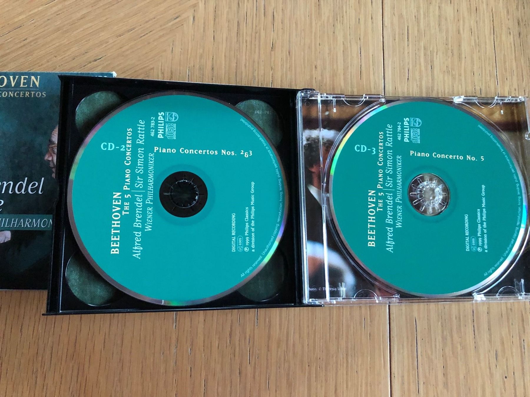 CD: Beethoven: Die 5 Klavierkonzerte, Brendel, Rattle – Usato da Schübelbach venduto da Dolly990_2 3