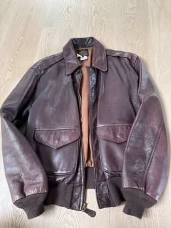 Vintage Avirex A-2 Fliegerjacke Grösse 42