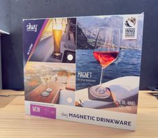 Silwy Magnetic Drinkware | 4 verres à vin magnétiques | Neuf