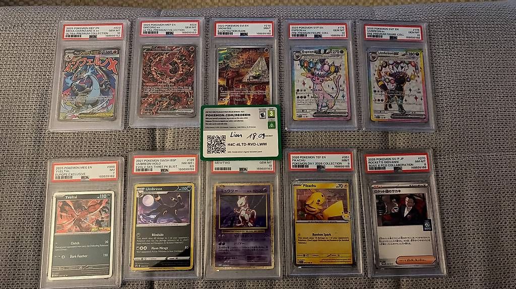 Carte collezionabili: Pokémon Karten PSA – Nuovo e nell'imballaggio originale da Seuzach venduto da lb_collectr