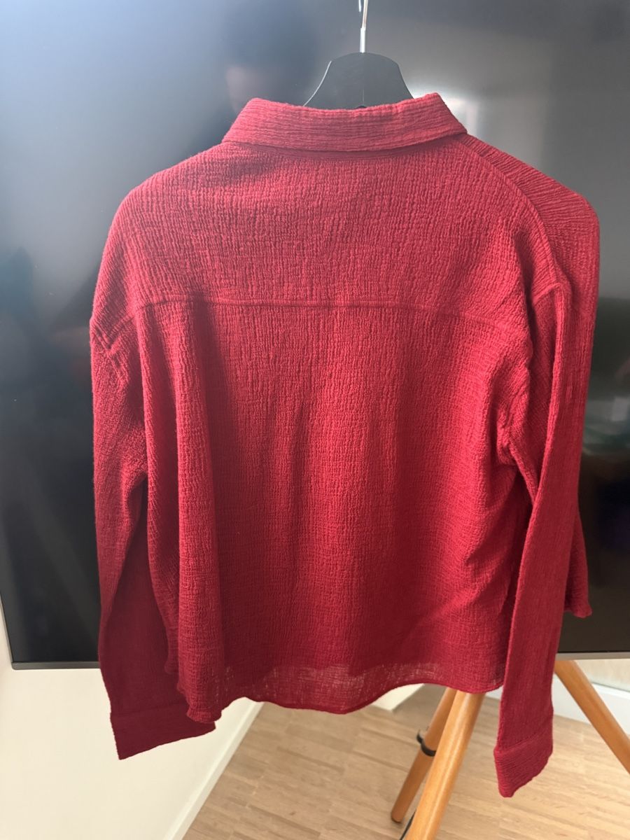 Massimo Dutti Blusen: Massimo Dutti Bluse rot Grösse S – Gebraucht aus zug von Inaar 6