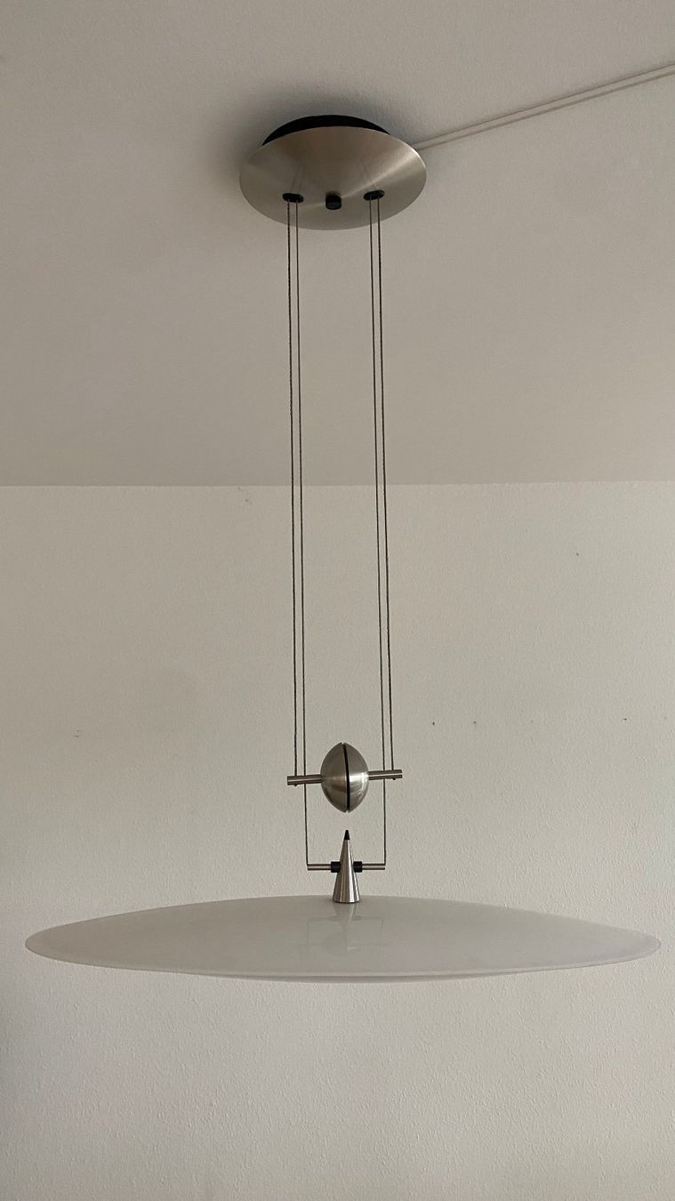 Lampade: Elegante Esstischlampe aus Glas – Usato da Zürich venduto da pdufner