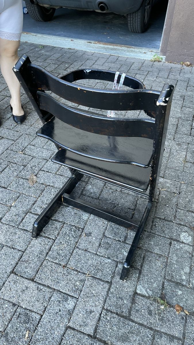 Seggioloni: Tripp Trapp Hochstuhl schwarz  – Usato da Büttikon AG venduto da lca_v7pb 2