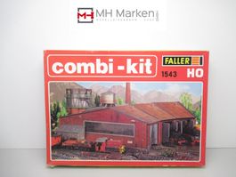 Faller 1543 Bausatz Combi-Kit Ringlokschuppen H0 Bau Anlage