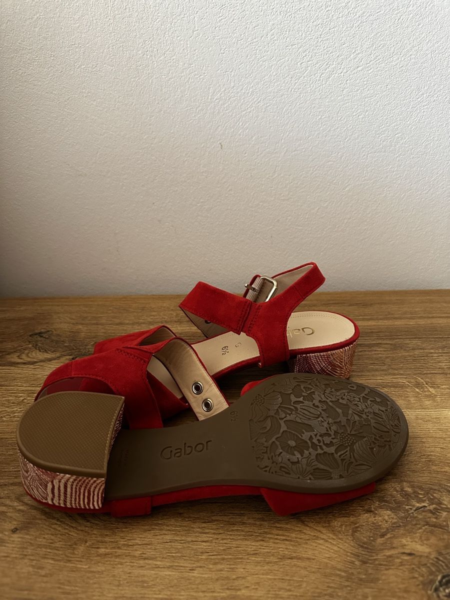 Gabor Damenschuhe: Rote Schuhe Gabor – Neu (gemäss Beschreibung) aus Visp von inf_7cg2 2