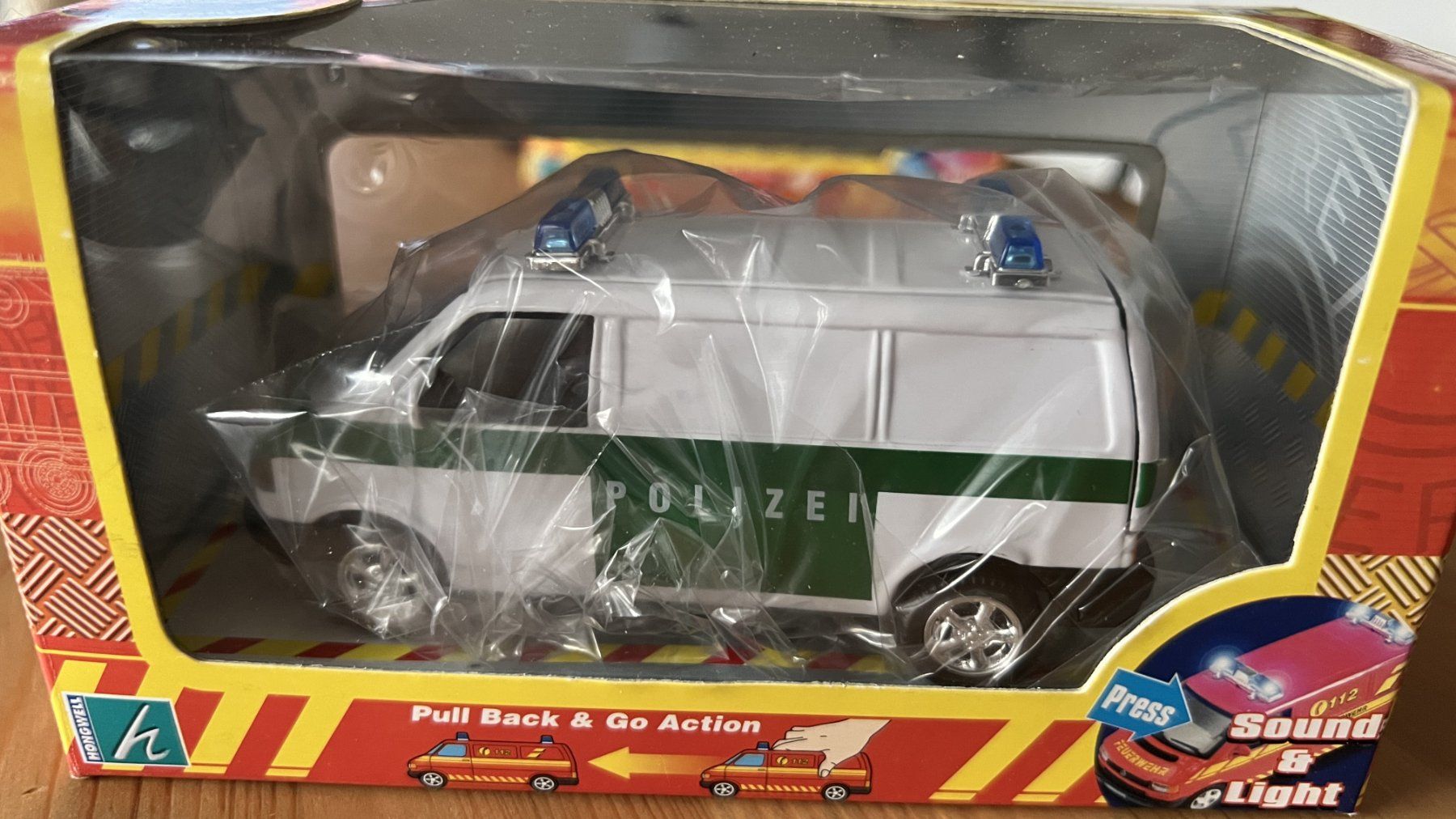 Volkswagen Modellautos: VW T4 Polizei 1/43 Hongwell – Gebraucht aus Meilen von rdv_n7s9 4