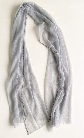 100% Kaschmir Schal-Grau 210x84cm