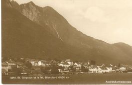 St. Gingolph -et le Mt. Blanchard c1920