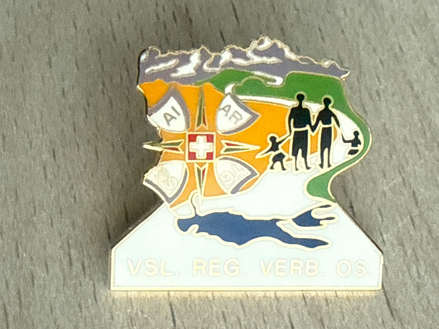 Placchette & Badge: Pin VSL. REG. VERB. OS. – Usato da Glattbrugg venduto da Schweigmatt