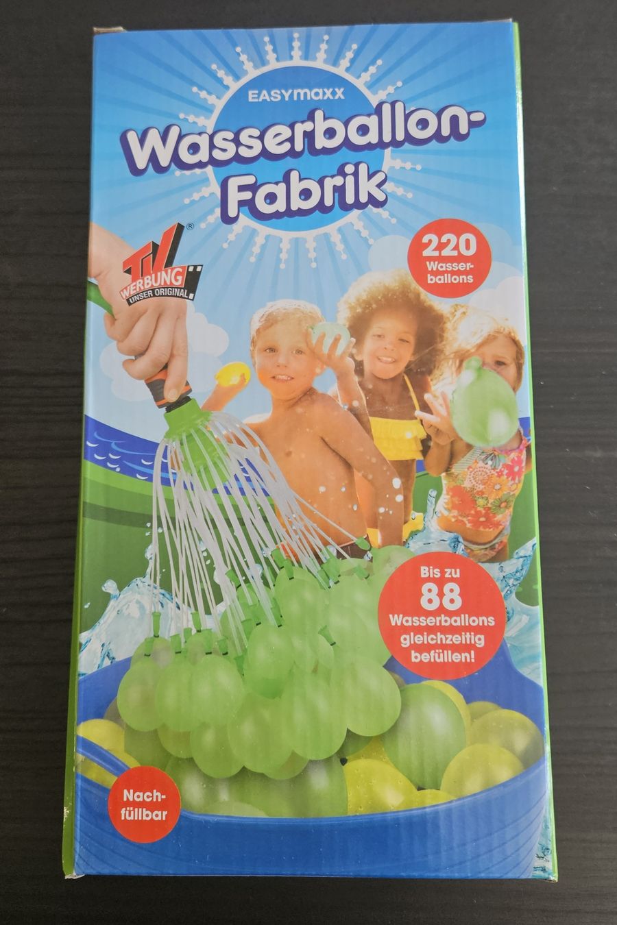 Giocattoli: Wasserballon-Fabrik "Neu" – Nuovo e nell'imballaggio originale da Uster venduto da esko.swiss