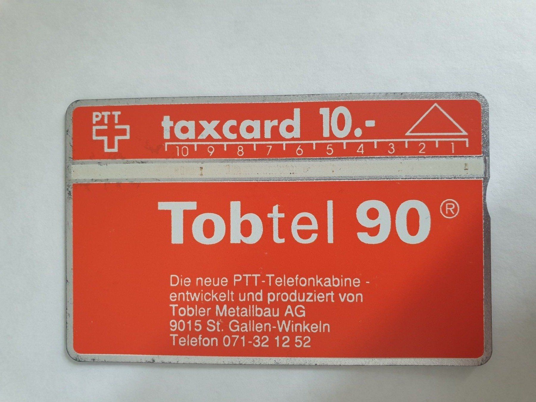 Telefon- & Taxkarten: Tobtel 90 – Gebraucht aus Rain von chesz