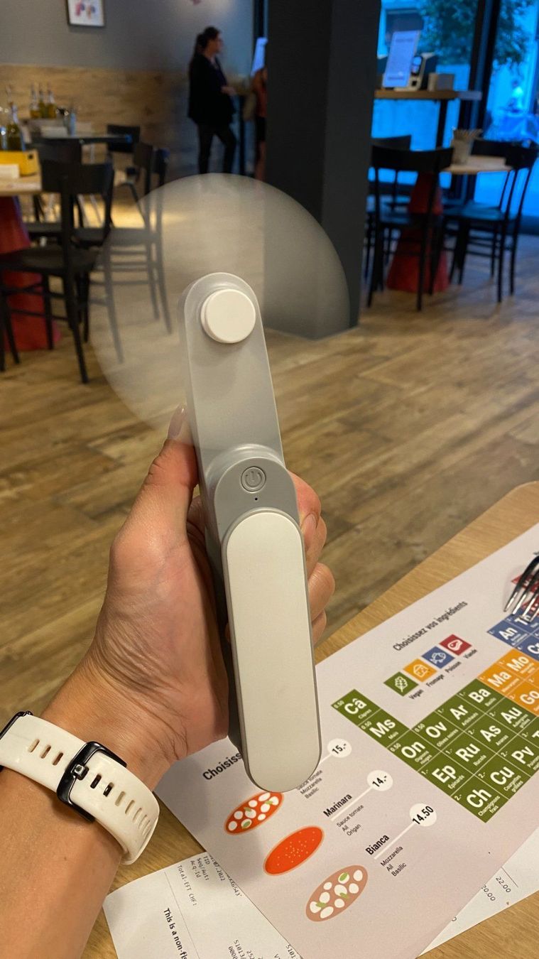 Ventilatoren: Mini Ventilateur de poche puissant 2 vitesses – Neu und originalverpackt aus Morges von All4nature 4