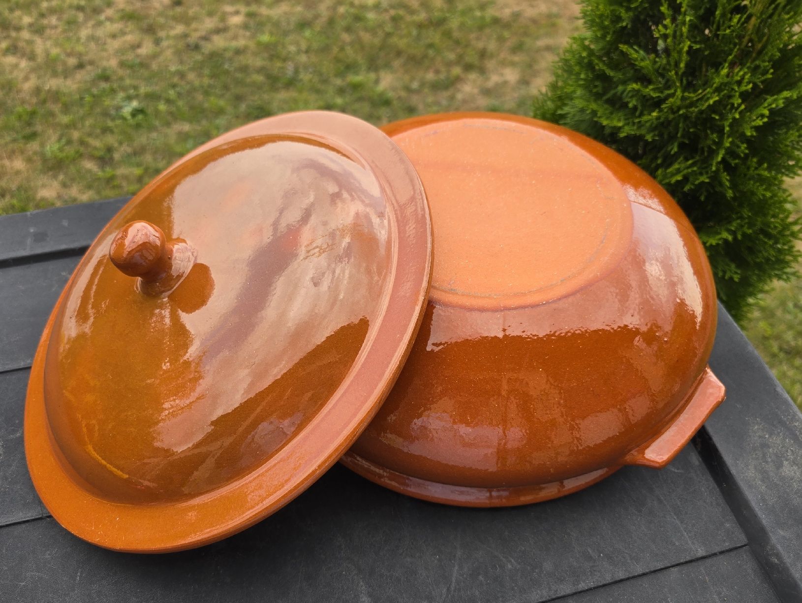 Pentole: Keramiktopf mit Deckel braun Zustand  NEU – Usato da Walkringen venduto da Vanuca 4