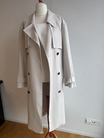 Trenchcoat H&M beige mit Gürtel Gr XL 