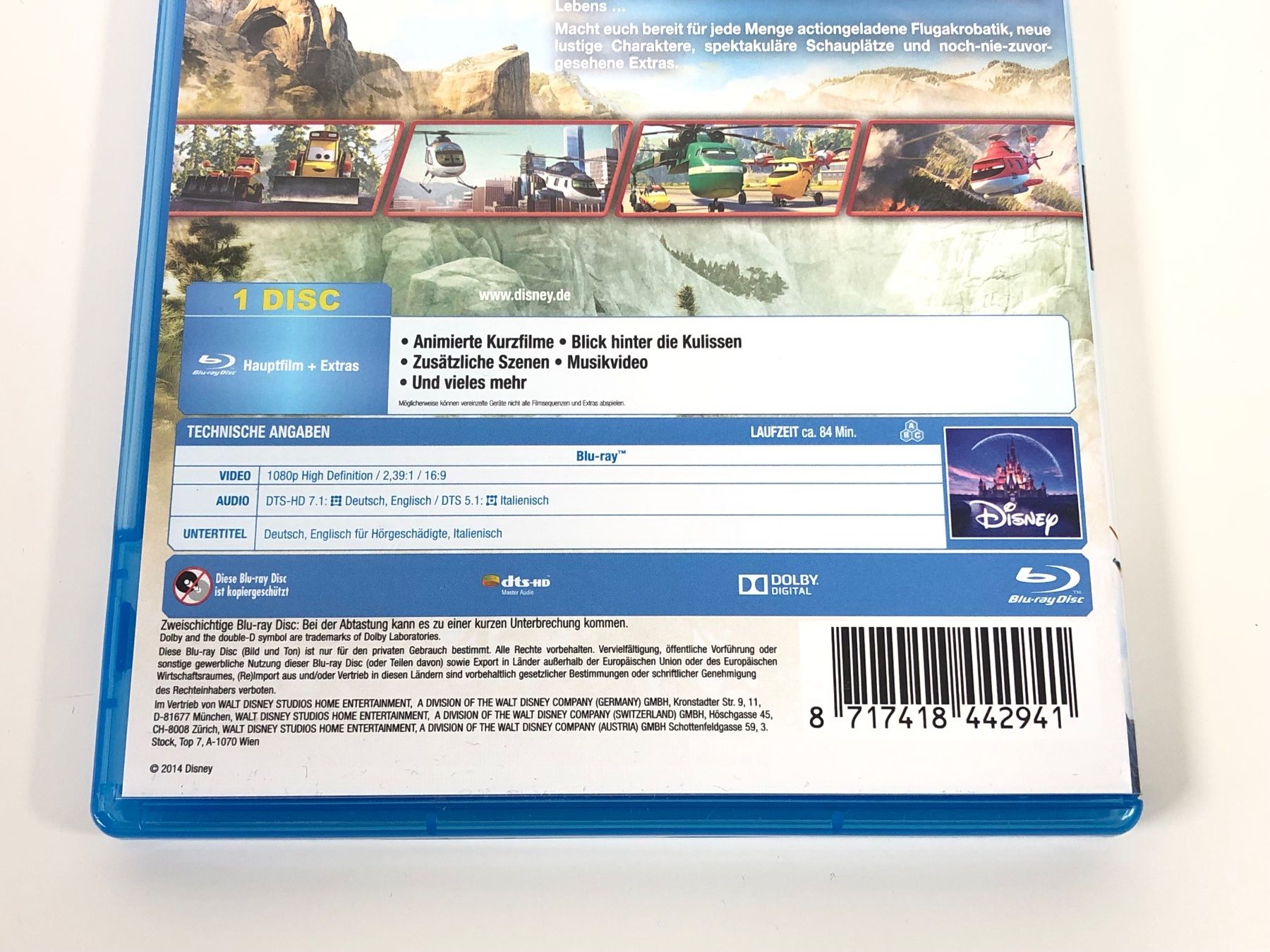 Alle DVDs: Planes 2 - Immer im Einsatz (2014) - Bluray – Gebraucht aus Bern von McFlurry_88 2