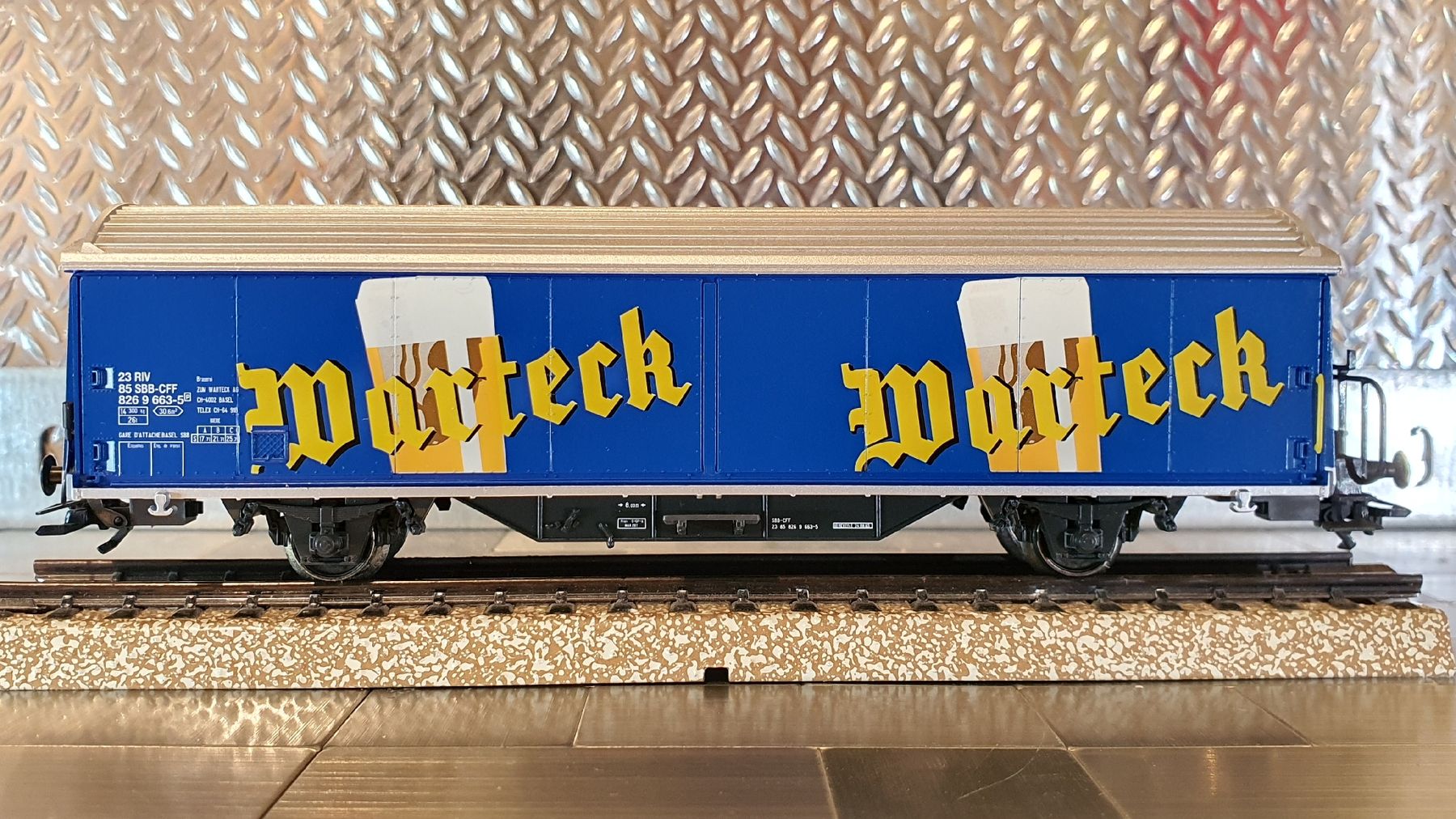 Märklin Modellini di ferrovie: MÄRKLIN 4836 H0 GÜTERWAGEN  – Usato da Männedorf venduto da Modellbau-wyss