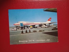 AK Flugzeug Schweiz Swissair Boeing 747 B Jumbo Jet