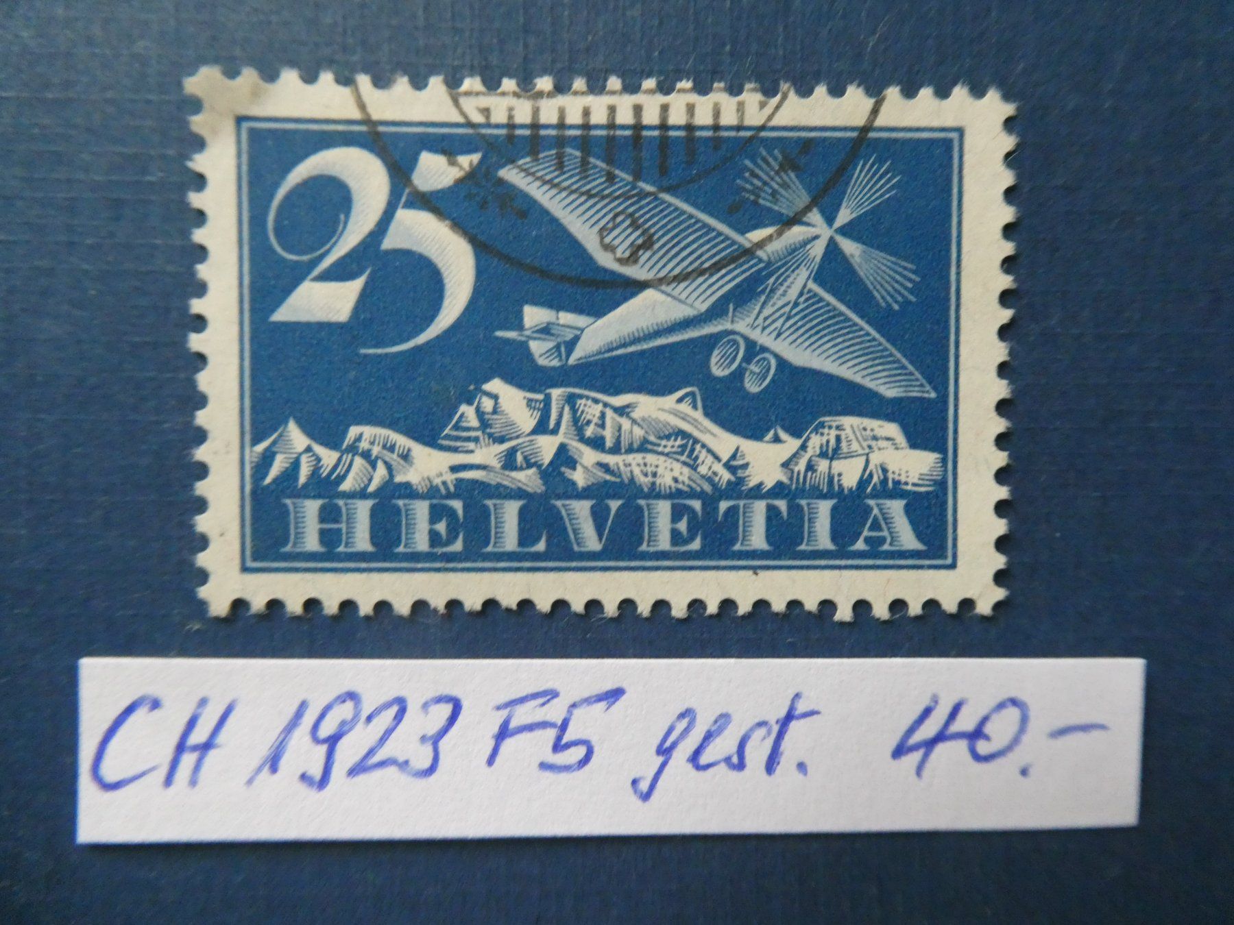Tutti i francobolli: CH 1923 F5 gestempelt – Usato da Lausen venduto da Herbamare01