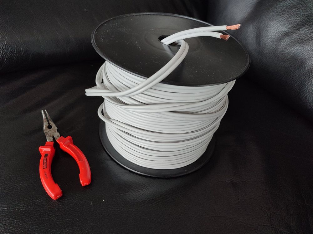 Câble Enceinte M&G Techno – 2 X 30 M – Cuivre 4 Mm² – Neuf