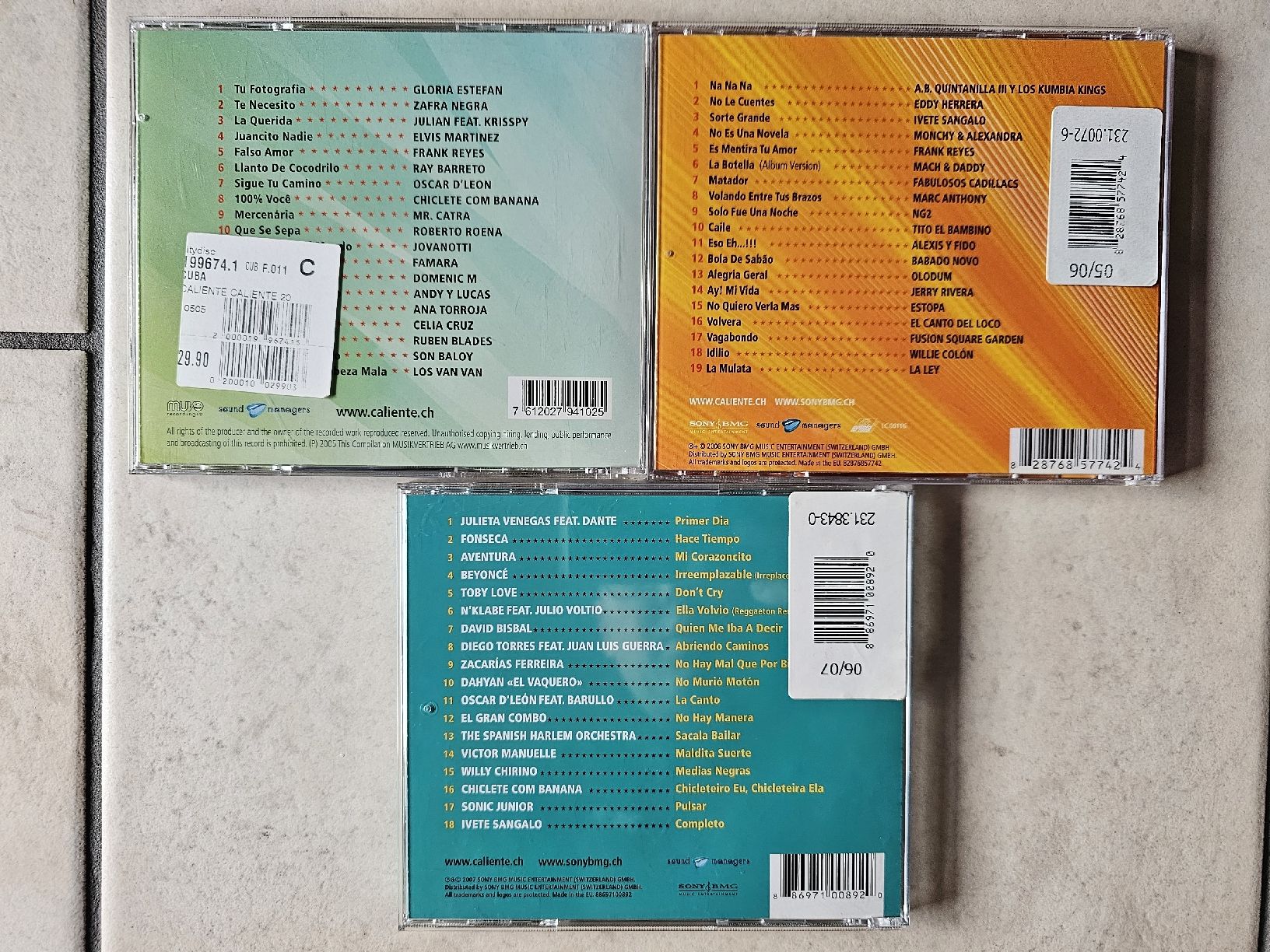 CD: Caliente  -  3x Alben – Usato da Schneisingen venduto da backstore24 1