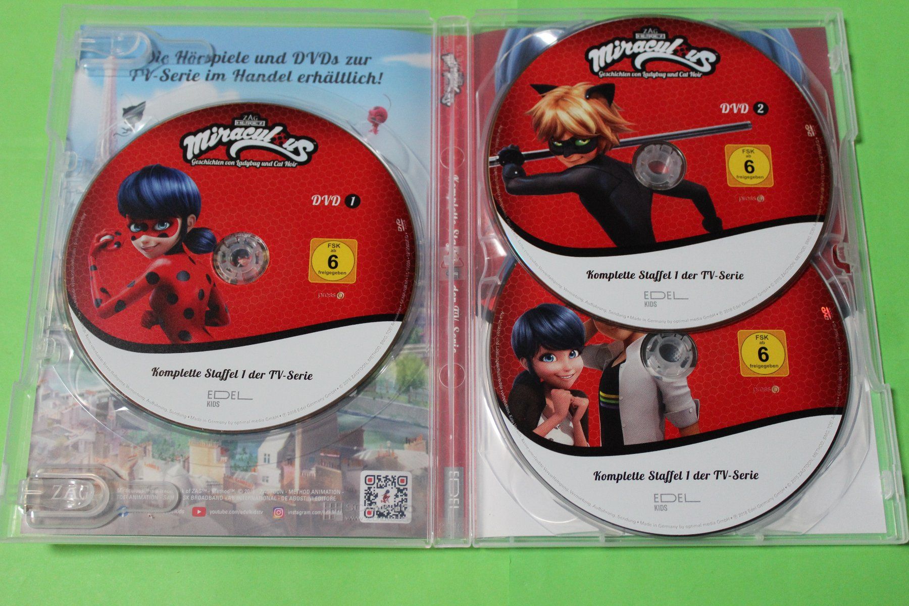 Tutti i DVDs: MIRACULOUS Ladybug & Cat Noir Staffel 1 3DVD – Usato da Tübach venduto da JamesStone 3