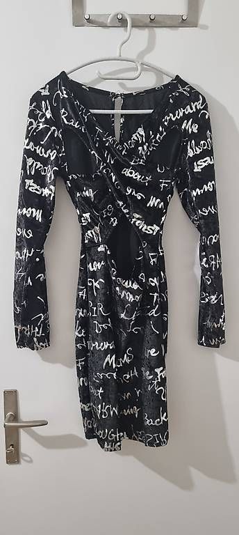 Vestiti: Minikleid mit Cut-Outs & Graffiti-Print, M/L – Nuovo (secondo la descrizione) da Basel venduto da Dawid1713 1