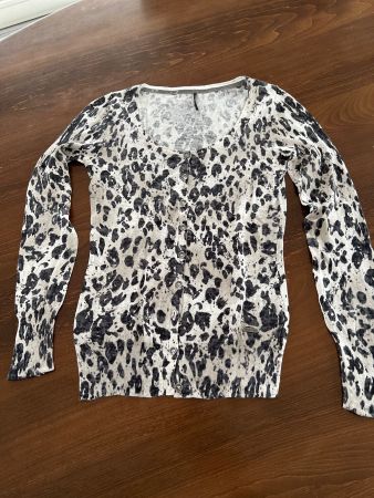 Guess Jeans Strickjacke, Grösse S, Schwarz/Weiss Top Zustand
