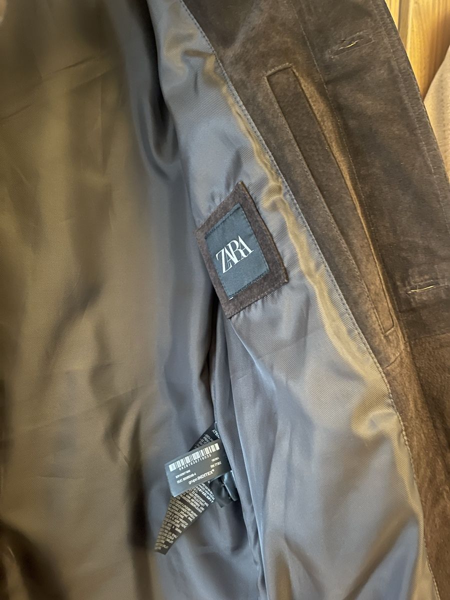 Zara Giacche: Zara Wildlederjacke 100% Echtleder, Gr M, NEU – Nuovo e nell'imballaggio originale da Horgen venduto da Ed0 2