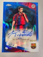 RIVALDO 2025-26 Topps UCC Blue Lava auto/150 FC Barcelona