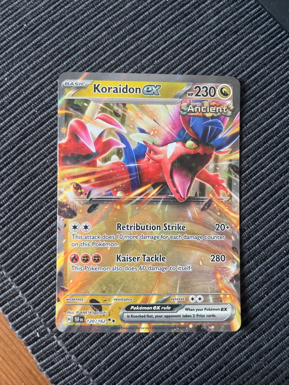 Pokémon Carte collezionabili: Pokemon Koraidon EX Temporal Forces englisch – Nuovo (secondo la descrizione) da Wabern venduto da Collectfun