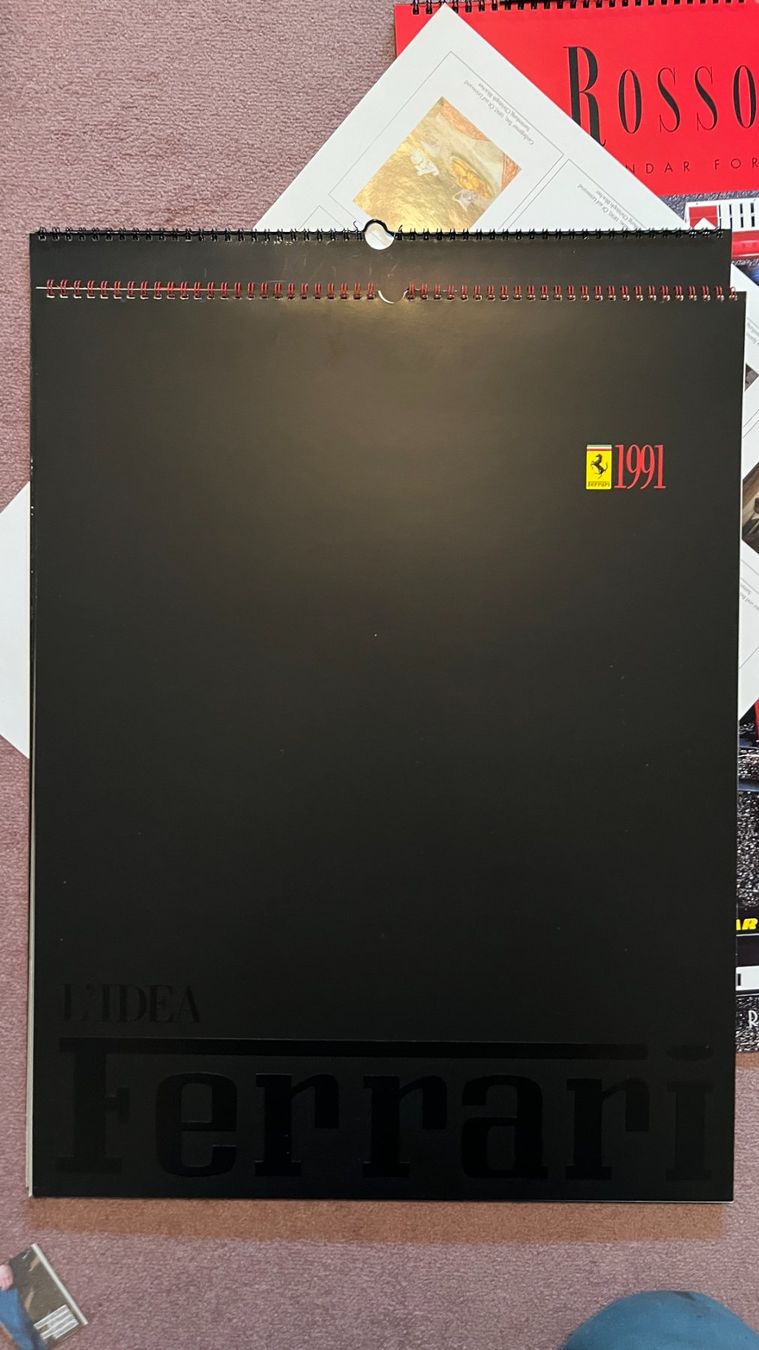 Ferrari Calendari: 1991 L'Idea Ferrari Kalender – Usato da Niederbipp venduto da Wcobra