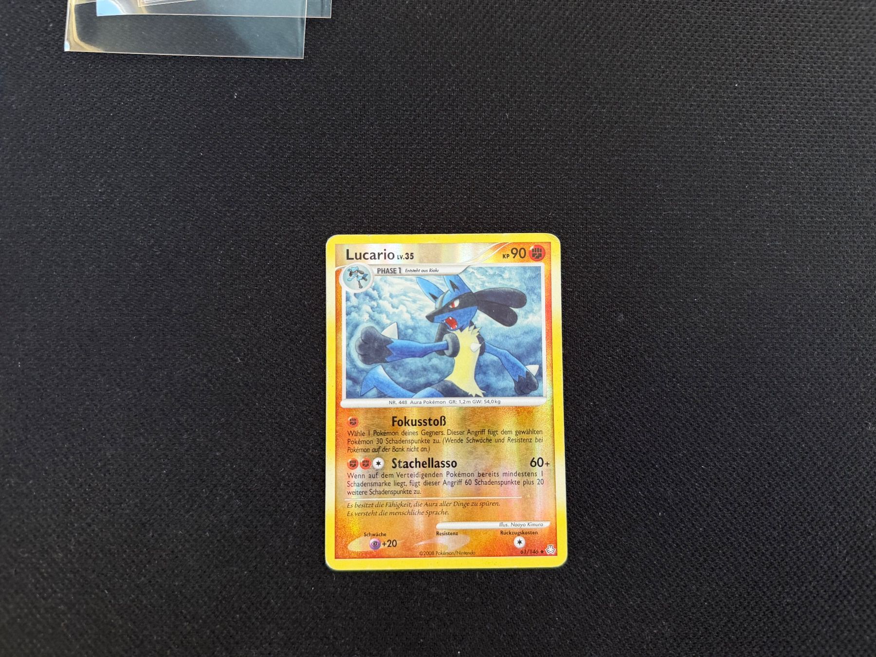 Pokémon Carte collezionabili: Lucario 61/146 – Usato da Zürich venduto da mountainwizard00