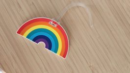 Kofferanhänger Regenbogen neu!
