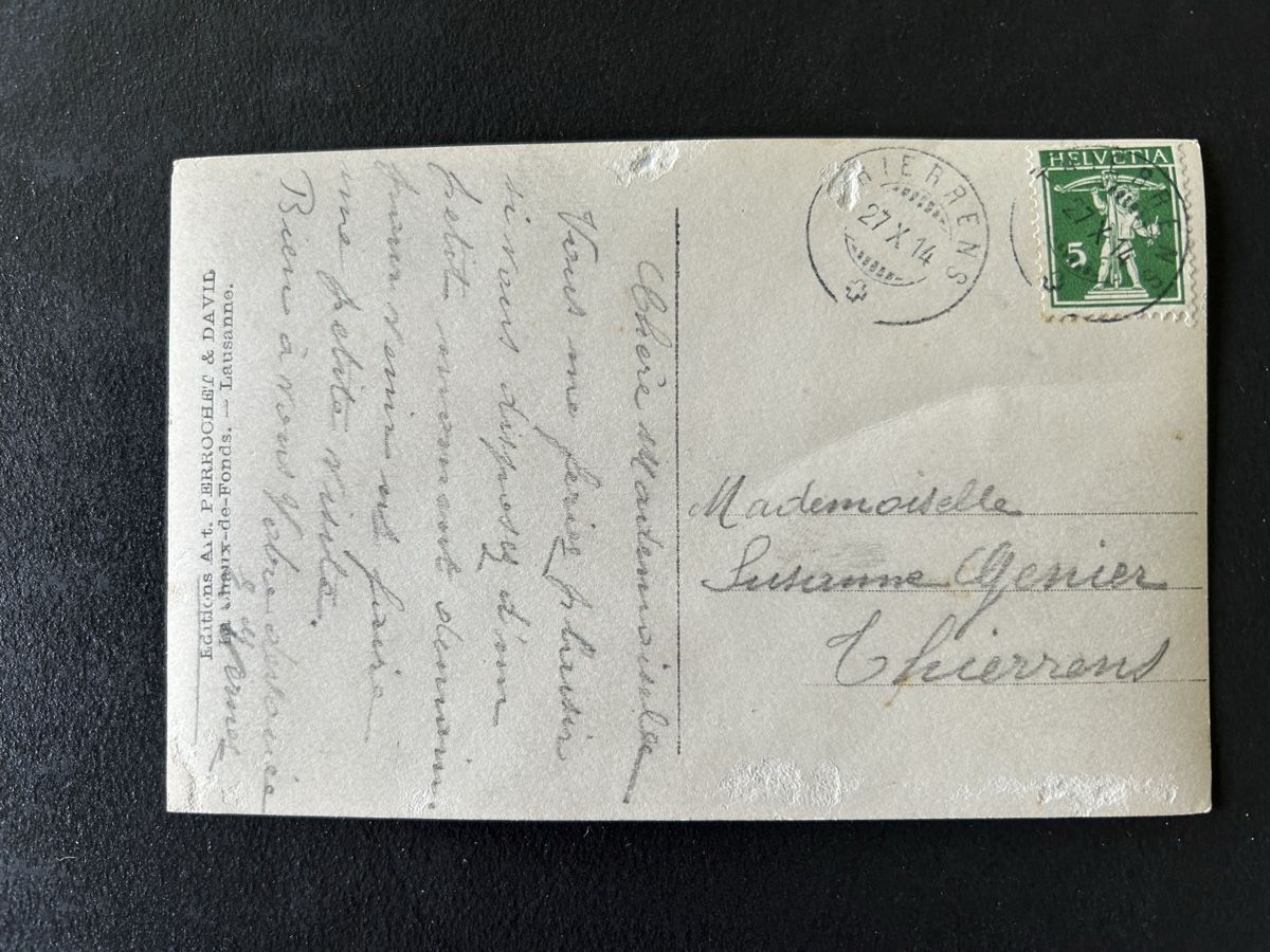 Cartoline postali: Carte Postale Ancienne : Lac Léman, Coucher de Soleil – Usato da St-Cierges venduto da Crisi53 1