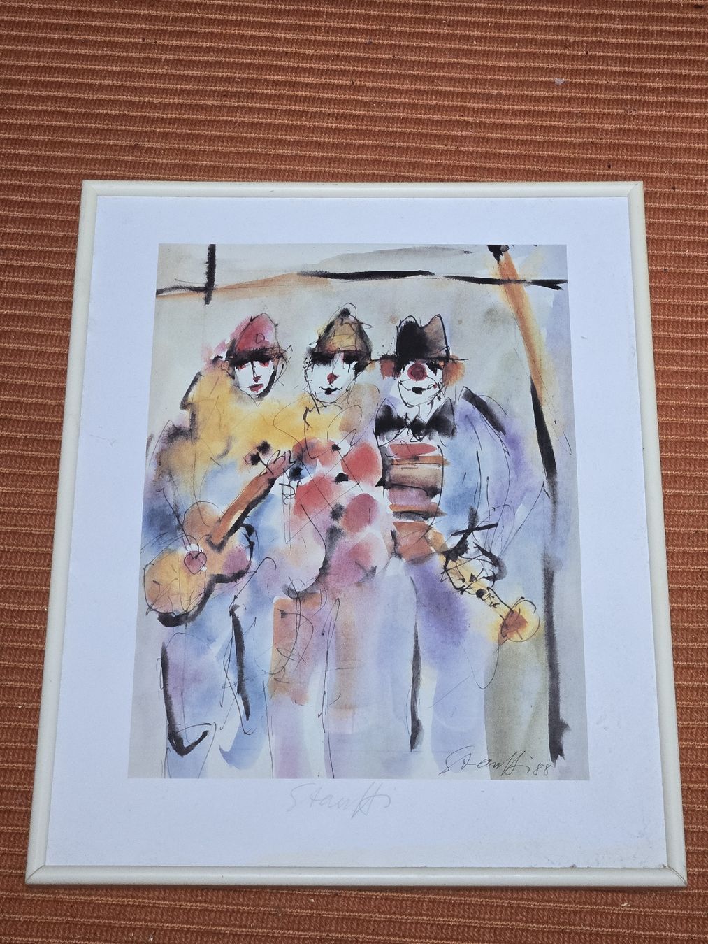 Grafica & Litografie: Paul Stauffenegger les 3 clown – Usato da Sala Capriasca venduto da cabking1