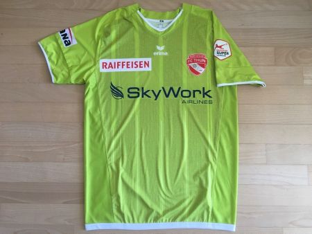 MATCH WORN FC THUN # 26 THOMAS REINMANN TRIKOT FCT SHIRT M