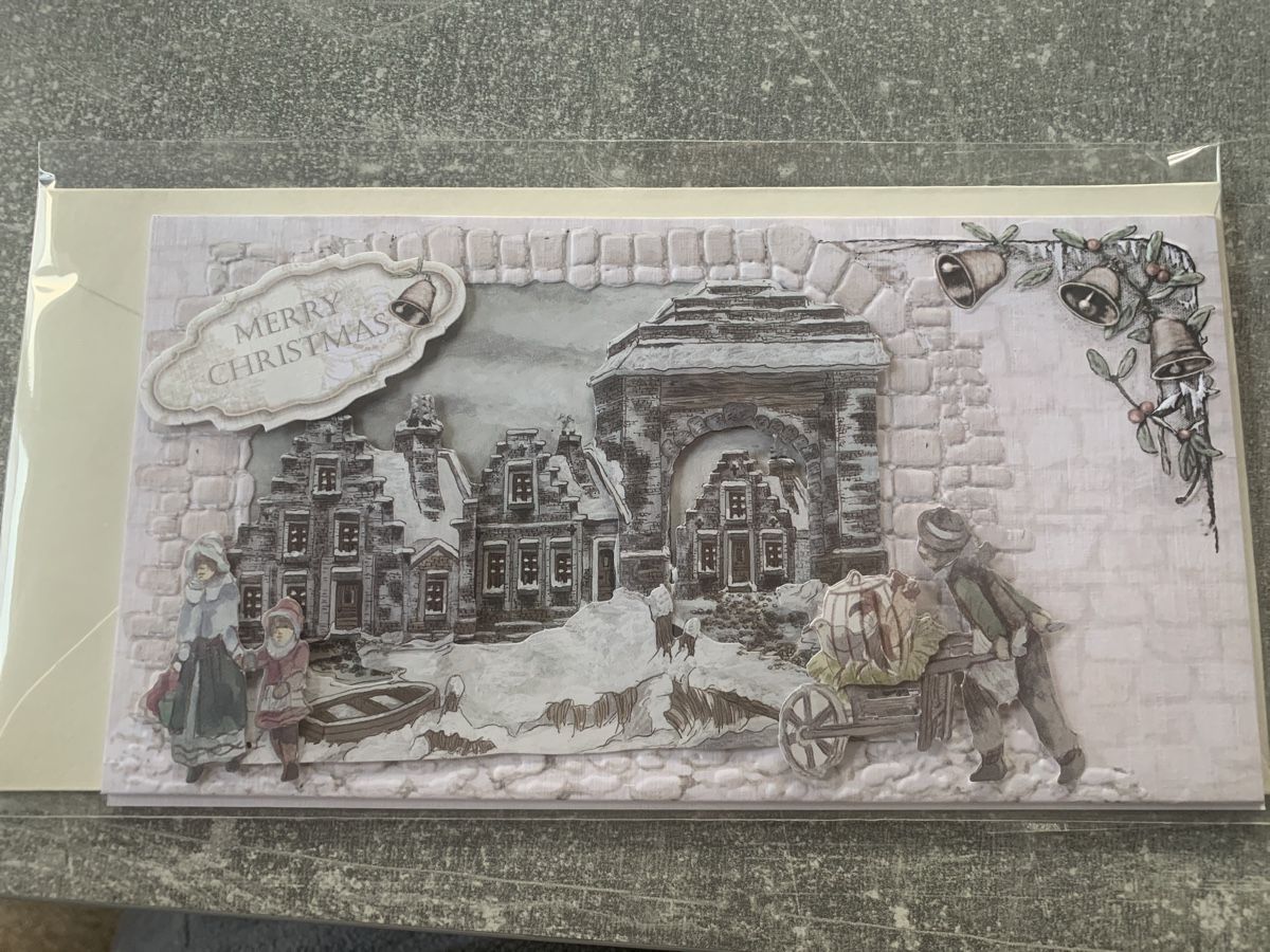 Karten: 3D-Karte Weihnachten – Neu und originalverpackt aus Amriswil von SCHLOSSGEISTLI